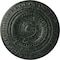 Ekena Millwork Artis Ceiling Medallion (Fits Canopies up to 6 7/8"), 15 3/4"OD x 1 3/8"P, Painted Turtle Crackle CM15ARPTC - alternate 1